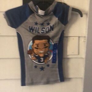 Wilson Kids' Gray and Blue Graphic T-Shirt